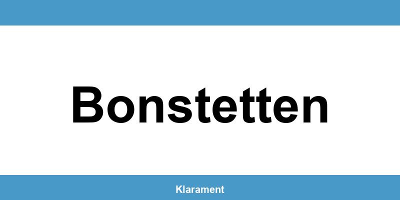 Telefon und Öffnungszeiten des Betreibungsamt in Bonstetten