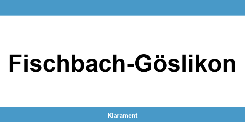 Telefon und Öffnungszeiten des Betreibungsamt in Fischbach-Göslikon