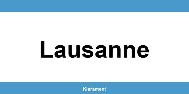 Telefon und Öffnungszeiten des Betreibungsamt in Lausanne
