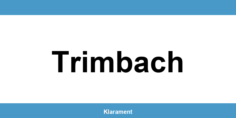 Telefon und Öffnungszeiten des Betreibungsamt in Trimbach