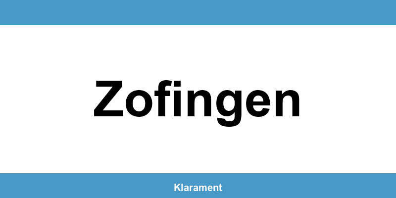 Telefon und Öffnungszeiten des Betreibungsamt in Zofingen