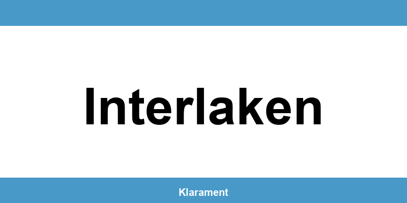 Telefon und Öffnungszeiten des Betreibungsamt in Interlaken