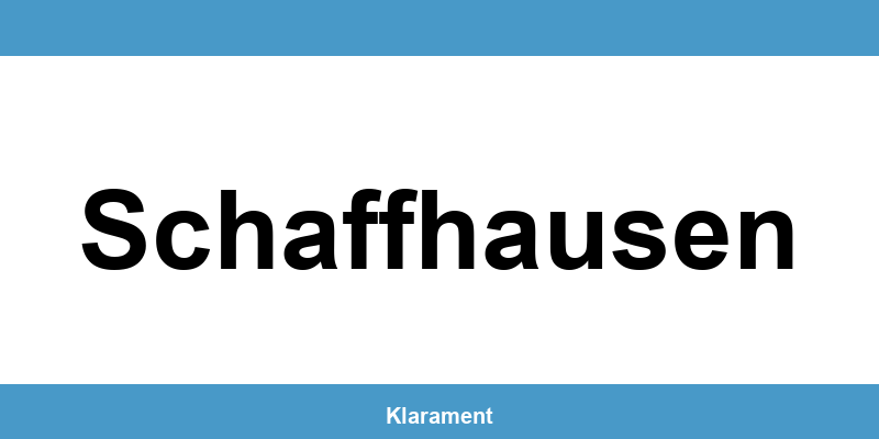 Telefon und Öffnungszeiten des Betreibungsamt in Schaffhausen