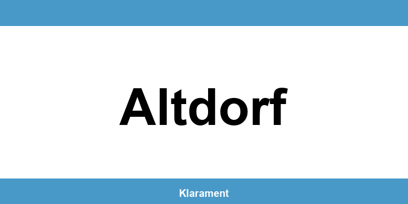 Telefon und Öffnungszeiten des Betreibungsamt in Altdorf