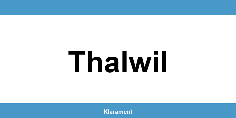 Telefon und Öffnungszeiten des Betreibungsamt in Thalwil
